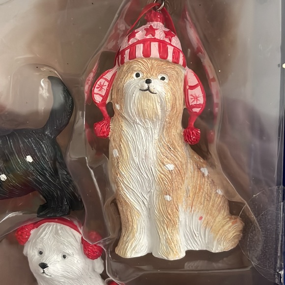 The Humane Society of the United States set of FOUR dog Christmas ornaments new - Picture 5 of 7